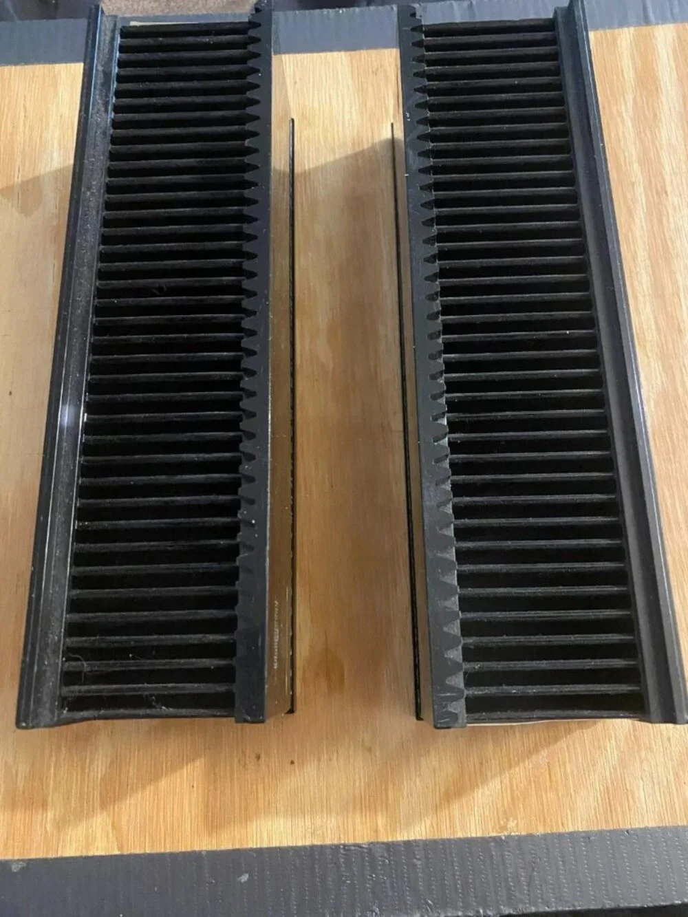 2 vintage slide trays